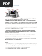 Introduction To Computers