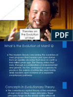 Theories On The Evolution of Man