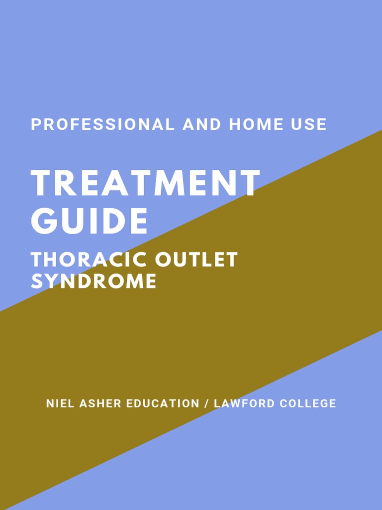 Thoracic Outlet Syndrome PDF | PDF | Myofascial Trigger Point | Thorax