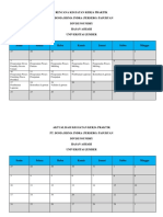 Rencana Jadwal KKL Baru