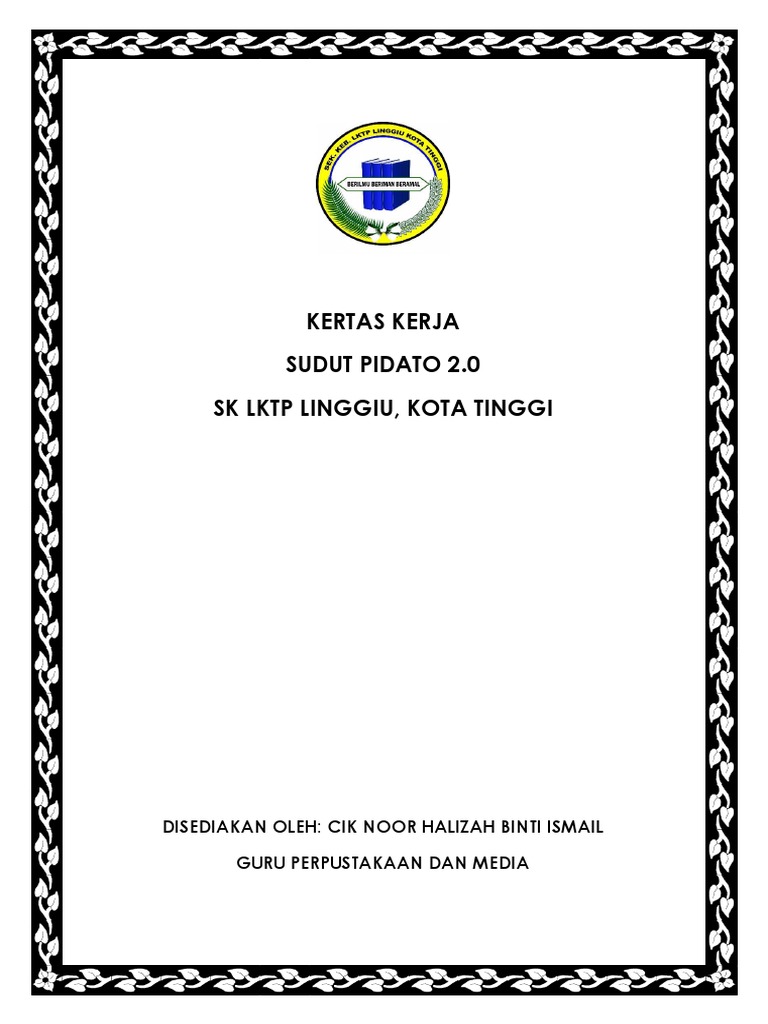 kertas kerja sudut pidato