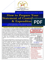 Flyer - How To Prepare Your Statement of Contributions and Expenditures (SOCE4)