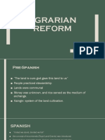 Agrarian Reform