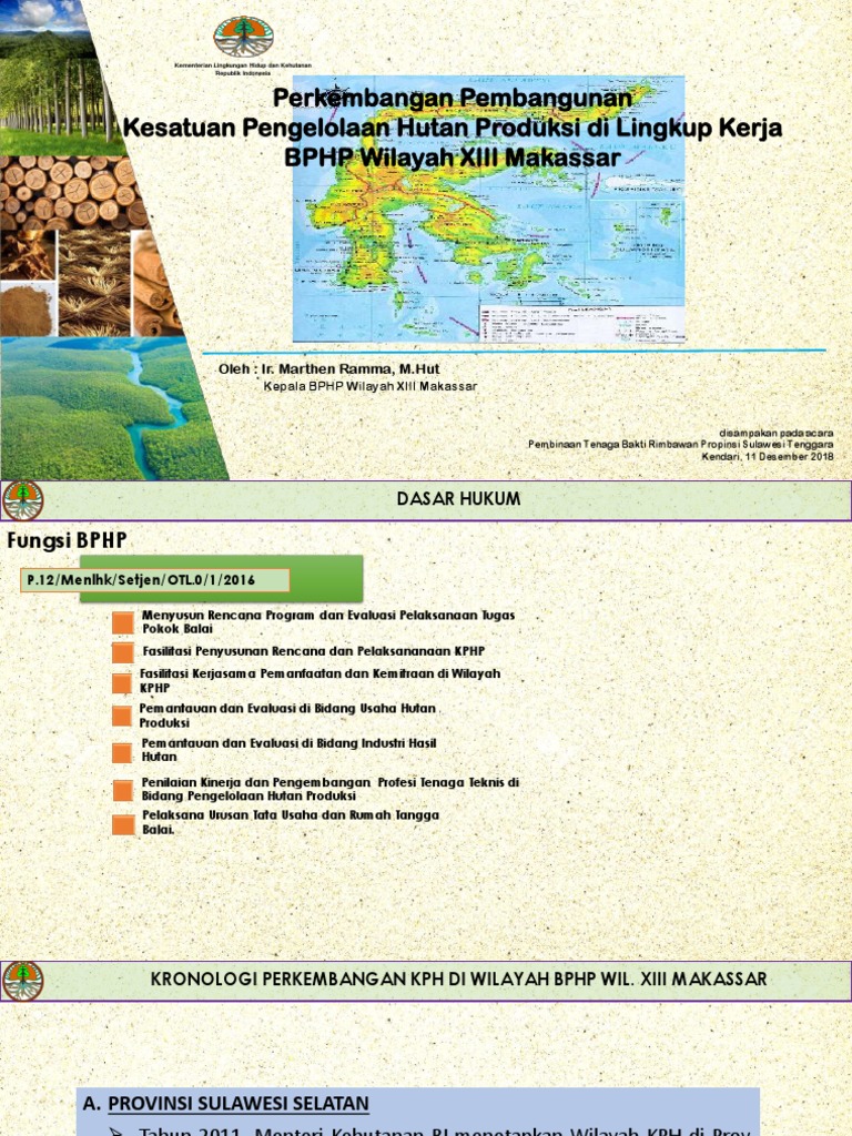 Perkembangan KPHP di BPHP XIII Makassar | PDF