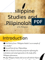 Philippine Studies and Pilipinolohiya