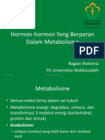 Hormon-Hormon Yang Berperan Dalam Metabolisme