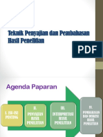 Teknik Penyajian Dan Pembahasan Hasil Penelitian-1.ppsx