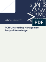 AMA Marketing Management Body of Knowledge