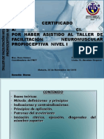 PNFF Talleres Fisioterapia 2018