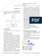 Ultrasonic Flaw Detector Physics Study Material