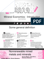 1b - Introduction of Mineral Economics