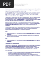 Digest - G.R. No. 188078 Aldaba Vs Comelec (One Title-One Subject Rule, Composition of House of Rep, Creation of Legislative District)