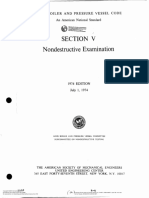 Asme Sec. V - 1974 Ed PDF