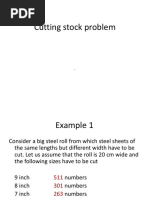 Cutting Stock Problem