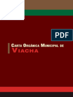 Carta Organica Municipal de Viacha - 2016