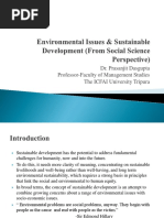 Environmental Issues & Sustainable Development