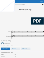 Runaway Baby - MuseScore