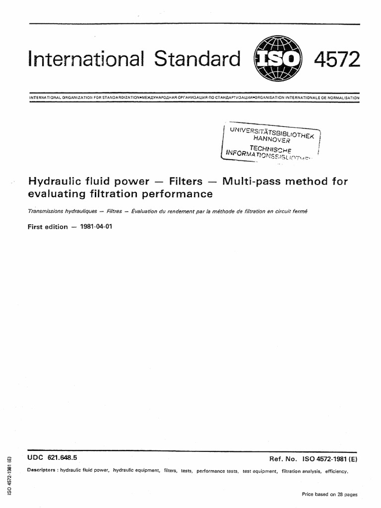 Iso 4572-81 PDF | PDF