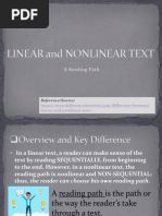 LINEAR and NONLINEAR TEXT