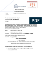 Surat Undangan Tes Operator Packing PDF