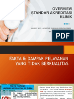 Overview Standar Akred Klinik PDF