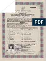 Ijazah - Daftar Nilai