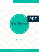 Pet Planner TheWildWhiskers PDF