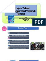 Petunjuk Teknis Penyelenggaraan Posyandu Remaja