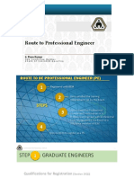 Route To Professional Engineer