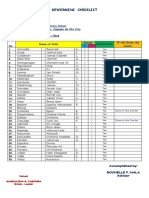 Deworming Checklist