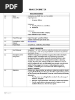 Project Charter Sample Construction | PDF | Scrum (Software Development ...