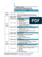 RUNDOWN ASESOR KOMPETENSI. ENSO Hotel