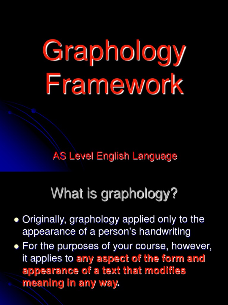 Understanding Graphology in Text Analysis | PDF | Letter Case | Graphology