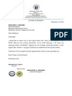 LETTER of Request PPST Roll-Out