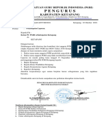 Surat Penyampaian Laporan Ketua PC PGRI