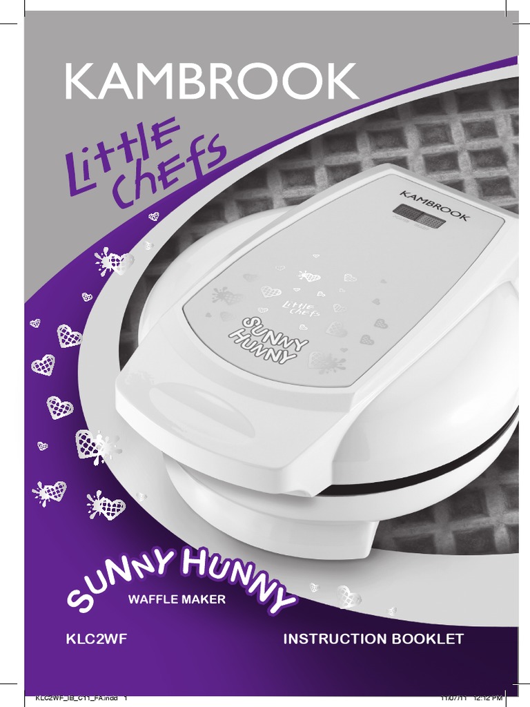 Kambrook Waffle Maker PDF Waffle Ac Power Plugs And Sockets