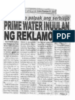 Police Files, Feb. 17, 2020, Prime Water Inuulan NG Reklamo PDF