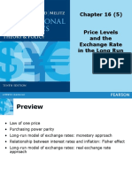 TOPIC 5 - Price Levels and The Exchange Rate in The Long Run