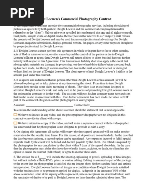Commercial Photography Contract Free Download in PDF.pdf