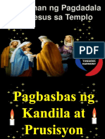 Misa Ika-4 Linggo - Kapistahan NG Pagdadala Kay Hesus Sa Templo (A) February 2, 2020