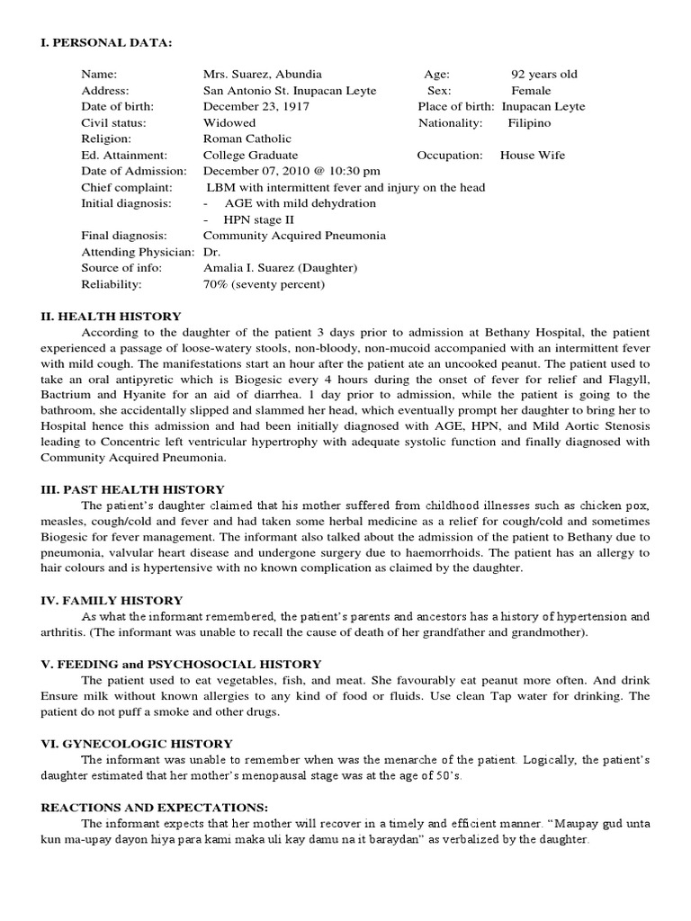 Community Acquired Pneumonia Case Study | PDF | Respiratory Tract | Lung
