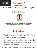 Control Charts Assignment 1 & Answers