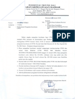 Surat 800 - 2051 - PP - BKD Hal. Pelaksanaan Pengujian Kesehatan CPNS (Diskes - Disdik) PDF