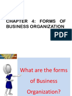 FORMS OF BUSINESS ORGANIZATION (Accounting 1)