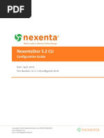 NexentaStor 5.2 CLI Config Guide RevB