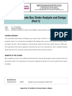 Course on Concrete Box Girder Analysis and Design
