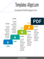 Rounded Bar Stairs PowerPoint Diagram Template