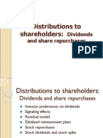 Dividends and Share Repurchase