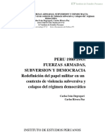 Lectura 10 Fuerzas Armadas subversión y democracia