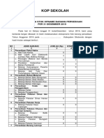 Berita Acara Stock Opname Barang Persediaan